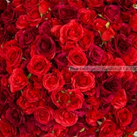 Luckygoods LFB1609-3 Grande boule de fleurs artificielles pour centre de table, décoration de table de mariage, roses rouges