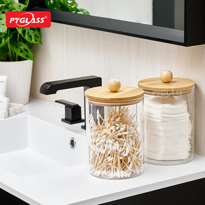 Pyglass - Juego de Recipientes de Vidrio Transparentes Herméticos para Almacenamiento de Alimentos, Organizador de Café, con Tapa Libre de BPA y Logotipo, para Cocina Moderna - Product Image 3