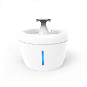 Fuente de agua eléctrica para mascotas, recipiente para beber de plástico ABS ecológico, sin BPA, saludable, supersilencioso, 40db