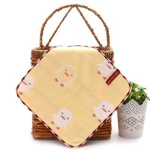 Serviettes en gaze de coton pour bébé 25x25cm, garçon fille, carré, mouchoir, bain, alimentation, visage, sueur, lavage, essuyage, bavoir - Product Image 6