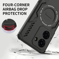 Étui de téléphone Premium Luxe Anti-Chute Magnétique avec Charge Sans Fil TPU+PC Amélioration de l'Absorption des Chocs pour Redmi A5 K70 KK80 K80 Ultra