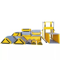 Ensemble de blocs de jeu souples personnalisés pour enfants, entraînement sensoriel au parkour, équipement de parcours d'obstacles pour l'exercice physique en maternelle