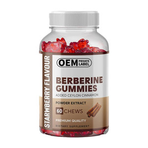 Biocaro Supplément de berbérine sans sucre Gommes à la cannelle chromée pour un métabolisme plus rapide Supplément de berbérine - Product Image 1