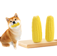 Nouveau jouet sonore écologique de luxe en Latex pour animaux de compagnie Simulation grinçante de maïs pour chien jouer Durable résistant aux morsures meulage des dents jouet pour chien