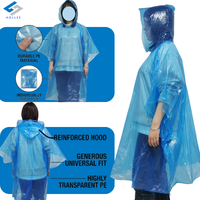 Imperméable jetable universel pour adultes en PE, coupe-vent, imperméable, léger, avec logo, pour la randonnée, les voyages, le camping