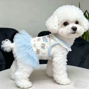 Robe bouffante en tulle style princesse d'été avec imprimé dessin animé mignon en peluche <span class=keywords><strong>pour</strong></span> chiens de compagnie - Product Image 4