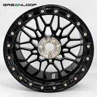 GREENLOOP 17X 10 18X 9 19X10 Jantes forgées fonctionnelles Beadlock pour BMW 540 Argent Quincaillerie ET25 PCD 5X112 CB66.6