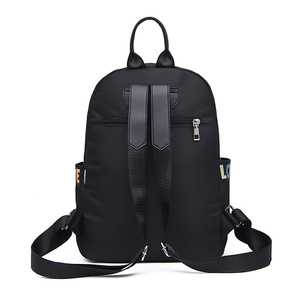 <span class=keywords><strong>Zaino</strong></span> Unisex Estivo Impermeabile in Tessuto Oxford <span class=keywords><strong>Nero</strong></span> di Lusso alla Moda - Product Image 2