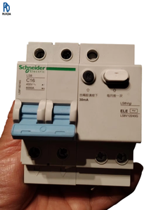 Interruptor Diferencial Residual LS8 2P C16A, Interruptor de Sobrecarga, Interruptor de Seguridad Eléctrica, Protección de Bajo Voltaje - Product Image 1