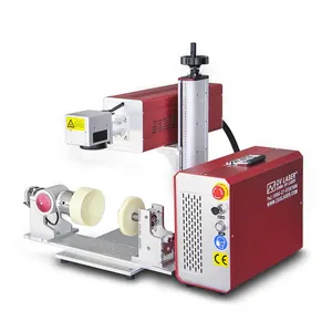 20W 35W 60W DAVI Coherent CO2 galvo laser marking machine for wood Silica gel phone case Tumbler nonmetal engraving machine