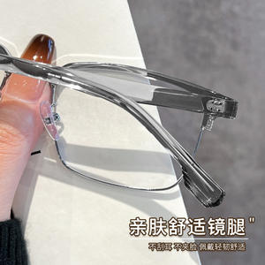 Lunettes de vue demi-cerclées ultra-légères Mirror One pour hommes, protection anti-lumière bleue, verres PC, vente en gros Danyang - Product Image 5