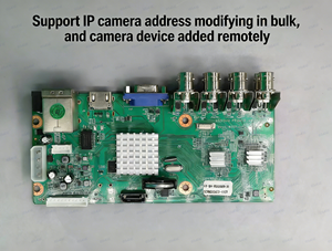 최고의 8채널 5MP 6 in 1 HVR Hieasy <span class=keywords><strong>DVR</strong></span> 메인 보드 PCB H.265X 8채널 CCTV 보안 <span class=keywords><strong>DVR</strong></span> XVR - Product Image 4