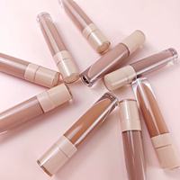 Tendance beige beauté cosmétiques marque privée personnalisé créer votre propre rouge à lèvres liquide naturel végétalien Nude mat liquide Lipgloss