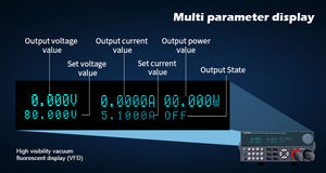 MATRIX 200W 80V 10A Alimentation DC réglable de haute précision à haute performance pour la maintenance électronique - Product Image 4
