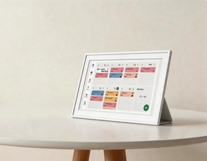 Calendario Digital de Pared con Pantalla Táctil de 10.1'', Organizador Familiar y de Tareas con Planificador de Comidas, Regalo para Padres e Hijos, Soporte de Escritorio y Recambios - Product Image 2