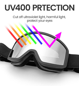 Kacamata Ski Olahraga Grosir Magnetik Bulat Anti-kabut Perlindungan UV TPU Bersepeda Olahraga Luar Ruangan - Product Image 5