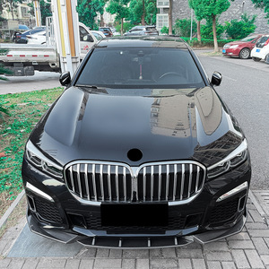 Amp-Z Front Lip Spoiler Carbon Fiber Texture Matte Finish For Bmw 7 Series G11 G12 Lci M Sport 2019-2022 - Product Image 2