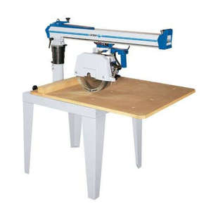 Sierra de brazo radial manual para corte de madera maciza y tableros de densidad, precio competitivo - Product Image 3