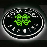 Cadre d'affichage LED lumineux personnalisé en aluminium pour enseigne publicitaire de magasin de détail