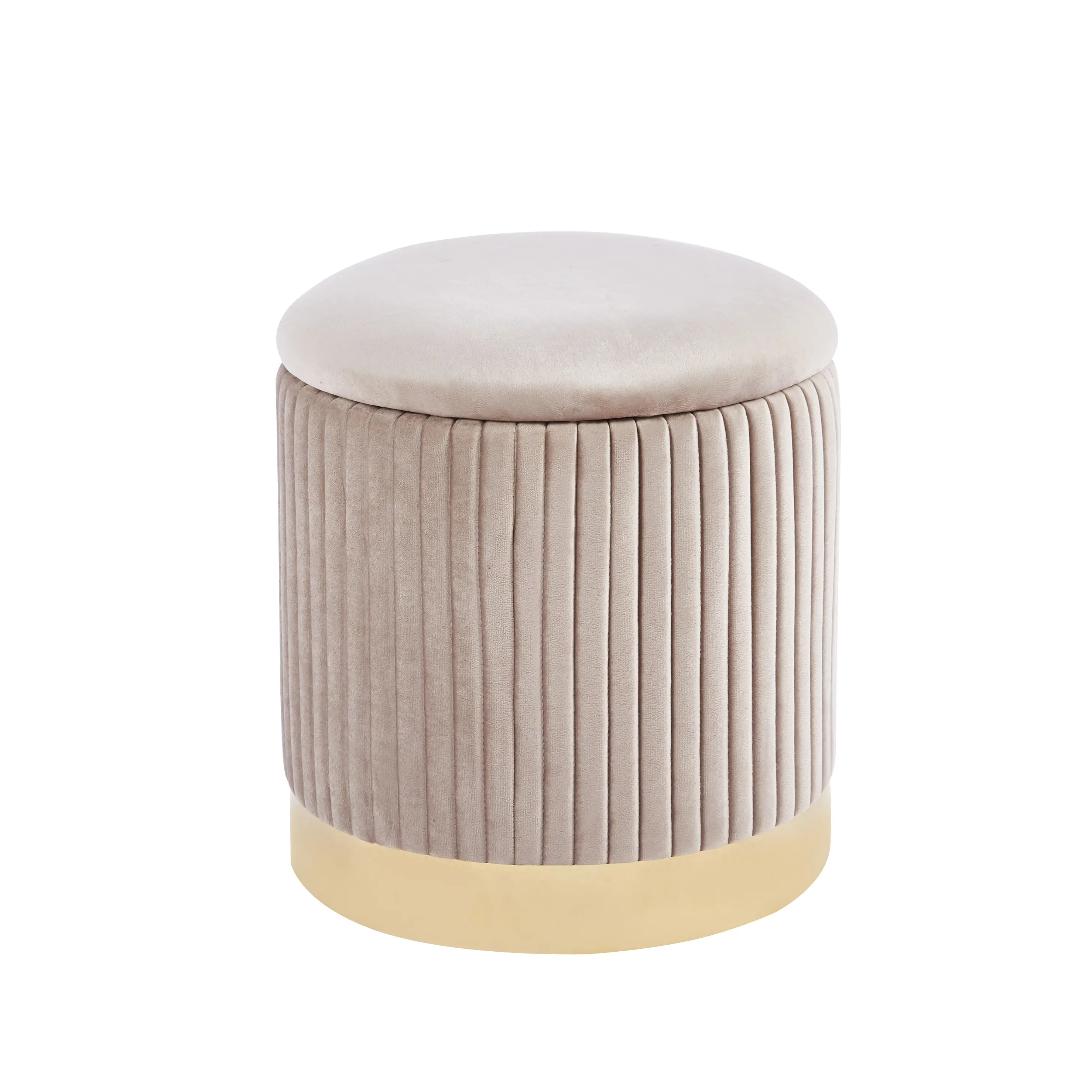 Luxus Ottoman Wohnzimmer Pouffe Beste Qualität Stoff Hocker für Schlafzimmer Velvet Ottoman Puff Pouf