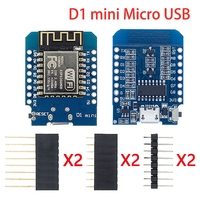 ESP8266 ESP-12 ESP-12F CH340G CH340 V2 USB WeMos D1 Mini PRO V3.0.0 Placa de Desarrollo WIFI NodeMCU Lua IoT con Cable Jumper
