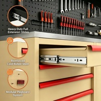 Gabinete de Herramientas Modular de Acero de Alta Calidad, Muebles para Taller y Garaje, Solución de Reparación para Garaje, Muebles Modulares para Reparación de Automóviles
