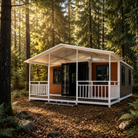 Maison conteneur pliable Jiezhu à double aile extensible, unité de vie épaissie et respirante pour dortoir