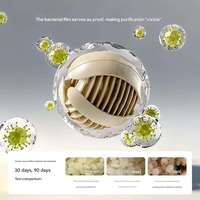 Média filtrant pour la dénitrification et la source de carbone pour aquarium, billes filtrantes en céramique pour l'élimination des nitrates dans les aquariums