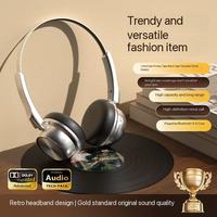 CR-20 Retro modis ABS untuk earphone Bluetooth dengan 5.4 IPX5 tahan air ANC tipe-c 32db/mw Chipset suara