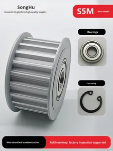 Puleggia Tendicinghia a Doppio Cuscinetto SH-AHTFW16-S5M150-6, 16 Denti, 40 Denti, Centro S5M - Product Image 3