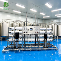 Système d'osmose inverse à double étage pour eau pure, débit personnalisé pour les petites et moyennes entreprises