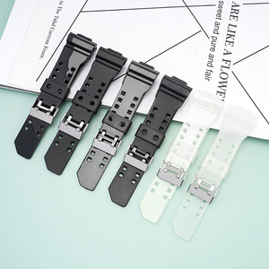 Bracelet de montre en caoutchouc dépoli de remplacement de haute qualité pour hommes, compatible avec les modèles <span class=keywords><strong>Casio</strong></span> GA-<span class=keywords><strong>100</strong></span>, GLS-<span class=keywords><strong>100</strong></span>, <span class=keywords><strong>GD</strong></span>-120 (vente en gros) - Product Image 1