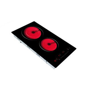 <span class=keywords><strong>Placa</strong></span> Calefactora Eléctrica de Acero Inoxidable con Infrarrojos y Halógenos, 2 Hornillas, Vitrocerámica - Product Image 6