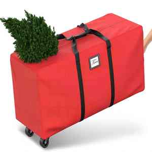 Christmas <strong>Tree</strong> <strong>Storage</strong> Bag 9Ft <strong>Xmas</strong> Christmas <strong>Tree</strong> <strong>Storage</strong> <strong>Box</strong> with Rolling Wheels Christmas <strong>Tree</strong> <strong>Storage</strong> Container - Product Image 1