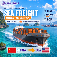 Expédition maritime économique Chine-USA DDP porte-à-porte LCL FCL FBA Service de transitaire logistique général
