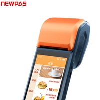 Newpas Q6Pro modelo 5,5 pulgadas pantalla táctil dispositivo POS 2G/3G/4G/WIFI/GPS impresión de alta velocidad incorporada 80 mm/s 58mm Mini impresora
