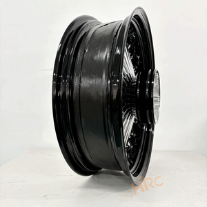 Jante de moto 16 18 19 20 21 23 pouces 21x3.5 16x3.5 à rayons larges, avant et arrière, chromée, noire, pour <span class=keywords><strong>Triumph</strong></span> - Product Image 3