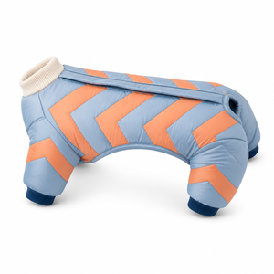 Geometric Pattern Padded <b>Dog</b> Coat Winter Warm Jacket for Small <b>Dogs</b> Modern Leisure Style Pet <b>Clothes</b> - Product Image 1