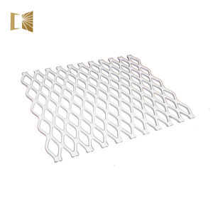 Lámina de Malla Metálica de Aleación de Aluminio Expandido de Alta Calidad de HM Factory Outlets, Servicio de Corte Anodizado, Decoración de Construcción, 97% Al - Product Image 1