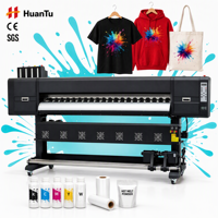 Mesin Printer Transfer Panas Pakaian Format Lebar Tekstil Sublimasi 1.9M dengan Tangki Tinta Bulk Kontinu untuk Pakaian Fashion