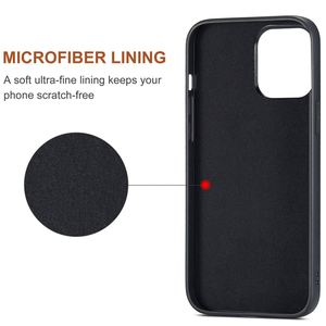 Funda de teléfono de cuero Pu para Iphone 15 14 13 12 11 Xr Xs Max Pro Plus Wallet Mobile Business Camera Lens Protection Sjk415 Laudtec - Product Image 3