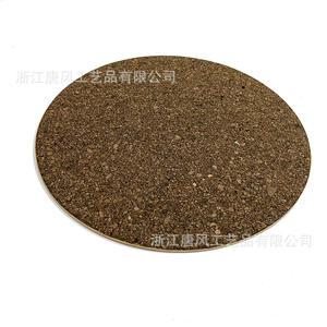Salvamanteles Redondo de Corcho Puro Zhejiang Tangfeng, Ecológico, Aislante del Calor, TW6523, Color Sólido, Origen Wenzhou - Product Image 1