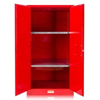Haute qualité bonne vente rouge métal feu ou pompier casiers de stockage inflammable