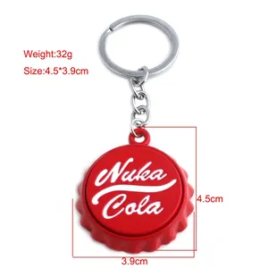 Fallout Nuka Cola Beer Bottle Opener Keychain