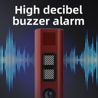 Lampe torche de défense personnelle rechargeable à LED, détecteur de caméra espion ABS, détection IR, brise-vitre d'hôtel, alarme