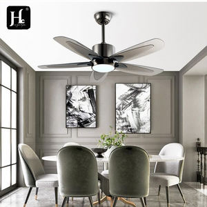 Ventilateur de plafond moderne à télécommande avec lumière LED blanche à 5 pales en ABS, vente en gros d'usine - Product Image 6