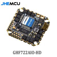 JHEMCU GHF722AIO-HD 40A All-In-One Flight Control ESC Plastik FPV Freestyle CinewhoopFPV Mesin Balap Traversing untuk 2-6S
