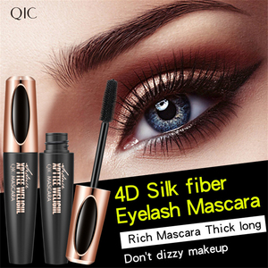Mascara noir magique volumisant imperméable avec brosse en silicone 4D et fibres de soie pour des cils longs et épais, maquillage pour de grands yeux - Product Image 3