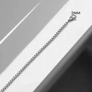 <span class=keywords><strong>Bracelet</strong></span> chaîne en acier inoxydable couleur argent EManco avec breloque pour femme, cadeau bijoux, <span class=keywords><strong>bracelet</strong></span> minimaliste pour homme, vente en gros disponible - Product Image 6