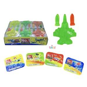 TNCI - Caramelos de Gelatina con Forma de Avión de Guerra, Sabor Afrutado, Paquete de Regalo de 35 g, Divertidos Snacks con Temática de Aviones para Fiestas Infantiles, Pedidos al por Mayor - Product Image 1